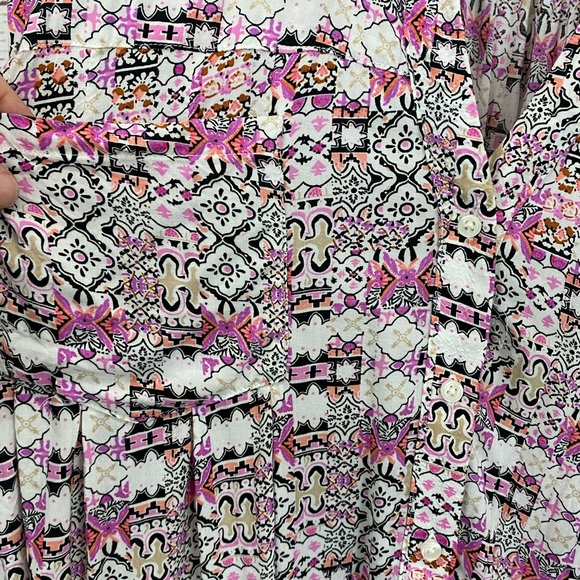 Anthropologie • Maeve Islet Button Down Top - Picture 3 of 7